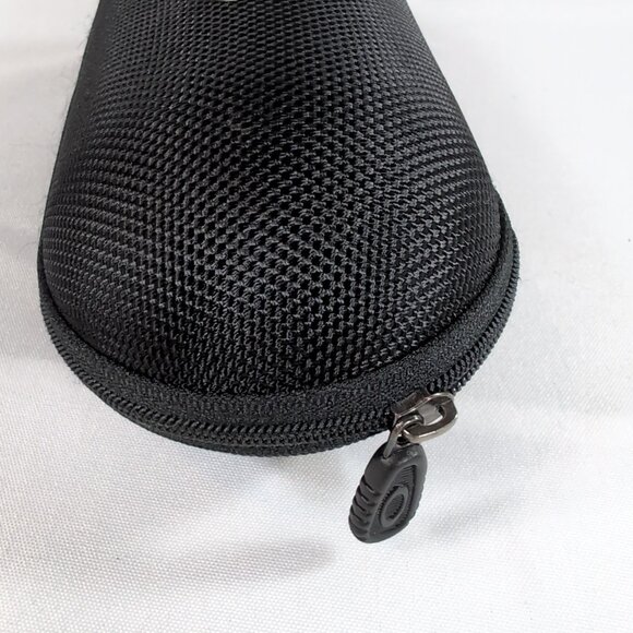 Oakley Pill Sunglasses Case Glasses Black Monogram Hard Shell Zip Logo Travel - Picture 3 of 13